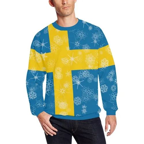 Sweden Flag Christmas Sweatshirt RLT7 - Wonder Print Shop