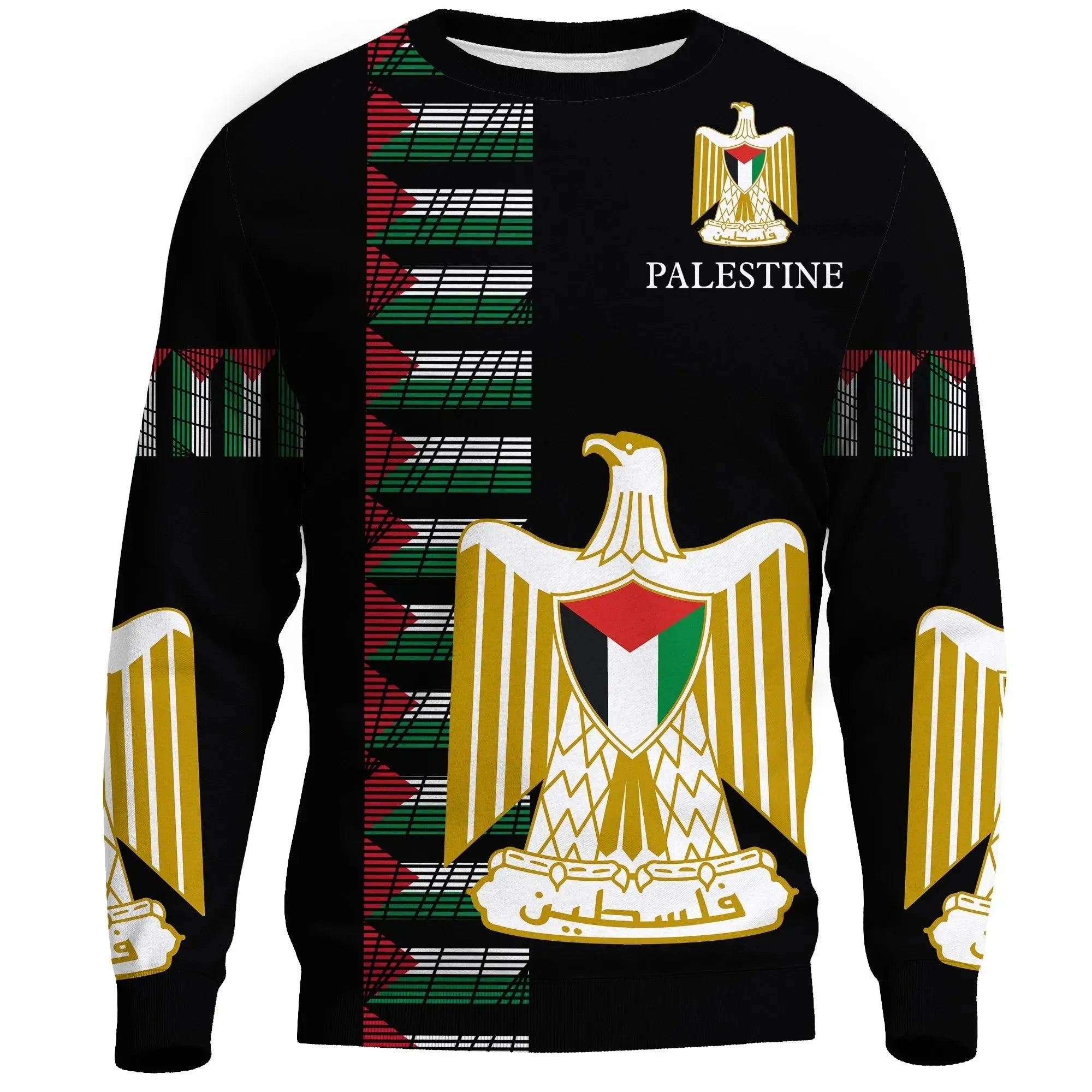 Palestine United Sweatshirt Knitted Long Sleeved Sweater RLT13 - Wonder Print Shop
