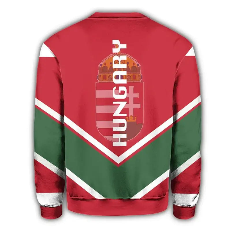 Hungary Coat Of Arms Sweatshirt Lucian Style RLT8 - Wonder Print Shop
