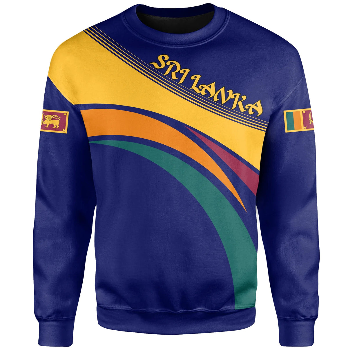 Wonder Print Shop Sri Lanka Lion Sweatshirt RLT7 - Wonder Print Shop