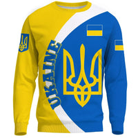 Ukraine Sweatshirt Half Cirlce RLT7 - Wonder Print Shop