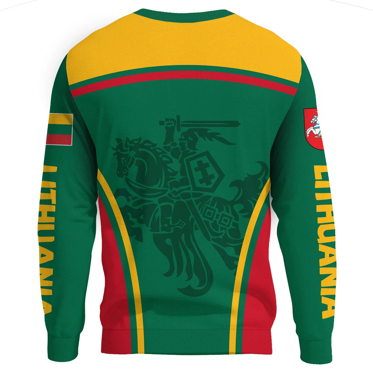 Lithuania Sweatshirt Active Warrior RLT6 - Wonder Print Shop