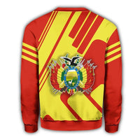 Bolivia Coat Of Arms Sweatshirt Rockie RLT6 - Wonder Print Shop