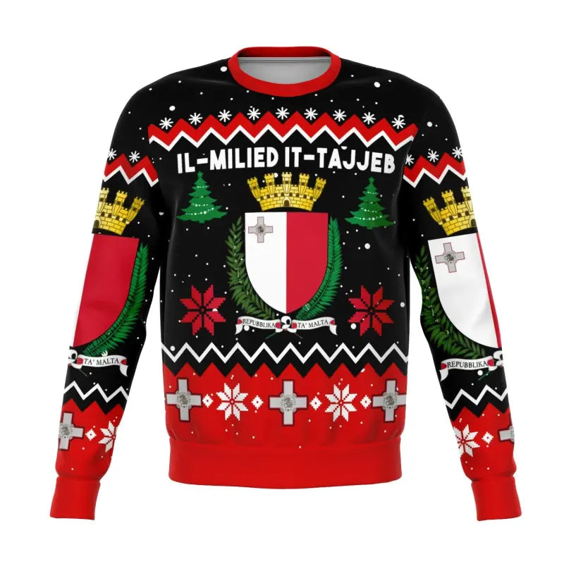 Malta Christmas Sweatshirt RLT12 - Wonder Print Shop