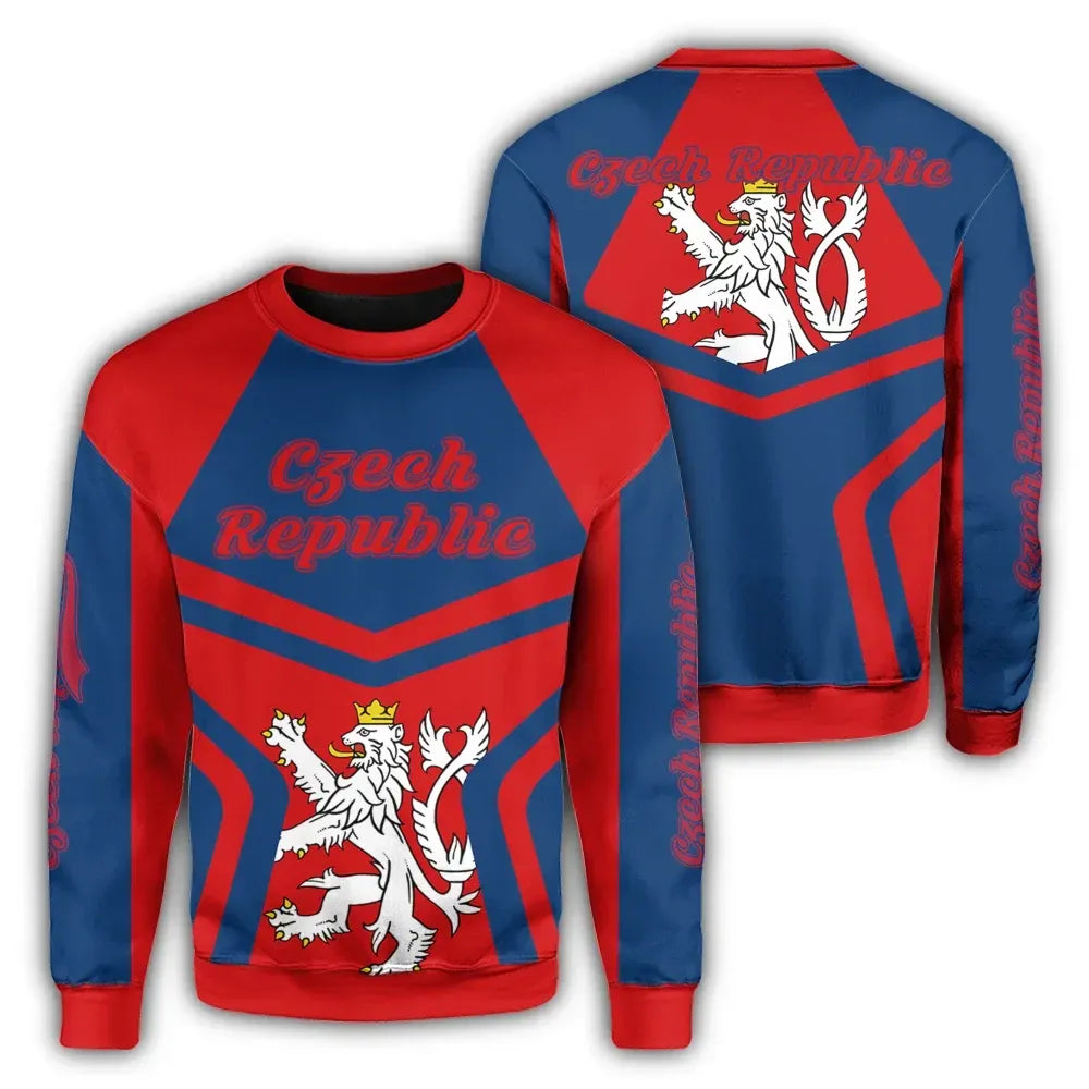 Czech Republic Coat Ofrms Sweatshirt My Style RLT13 - Wonder Print Shop