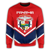Panama Coat Of Arms Sweatshirt Lucian Style RLT13 - Wonder Print Shop