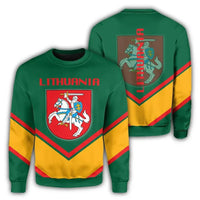 Lithuania Coat Of Arms Sweatshirt Lucian Style RLT6 - Wonder Print Shop