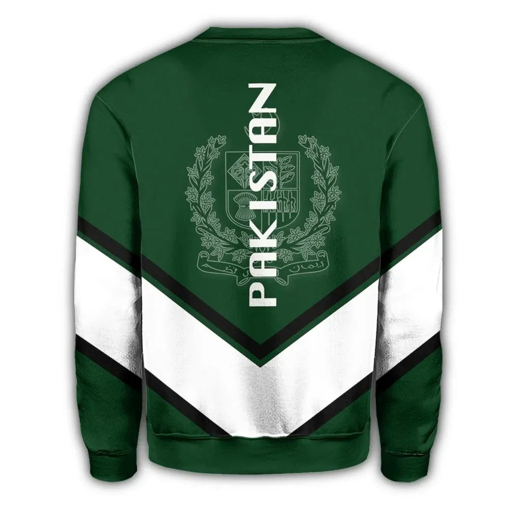Pakistan Coat Of Arms Sweatshirt Lucian Style RLT13 - Wonder Print Shop
