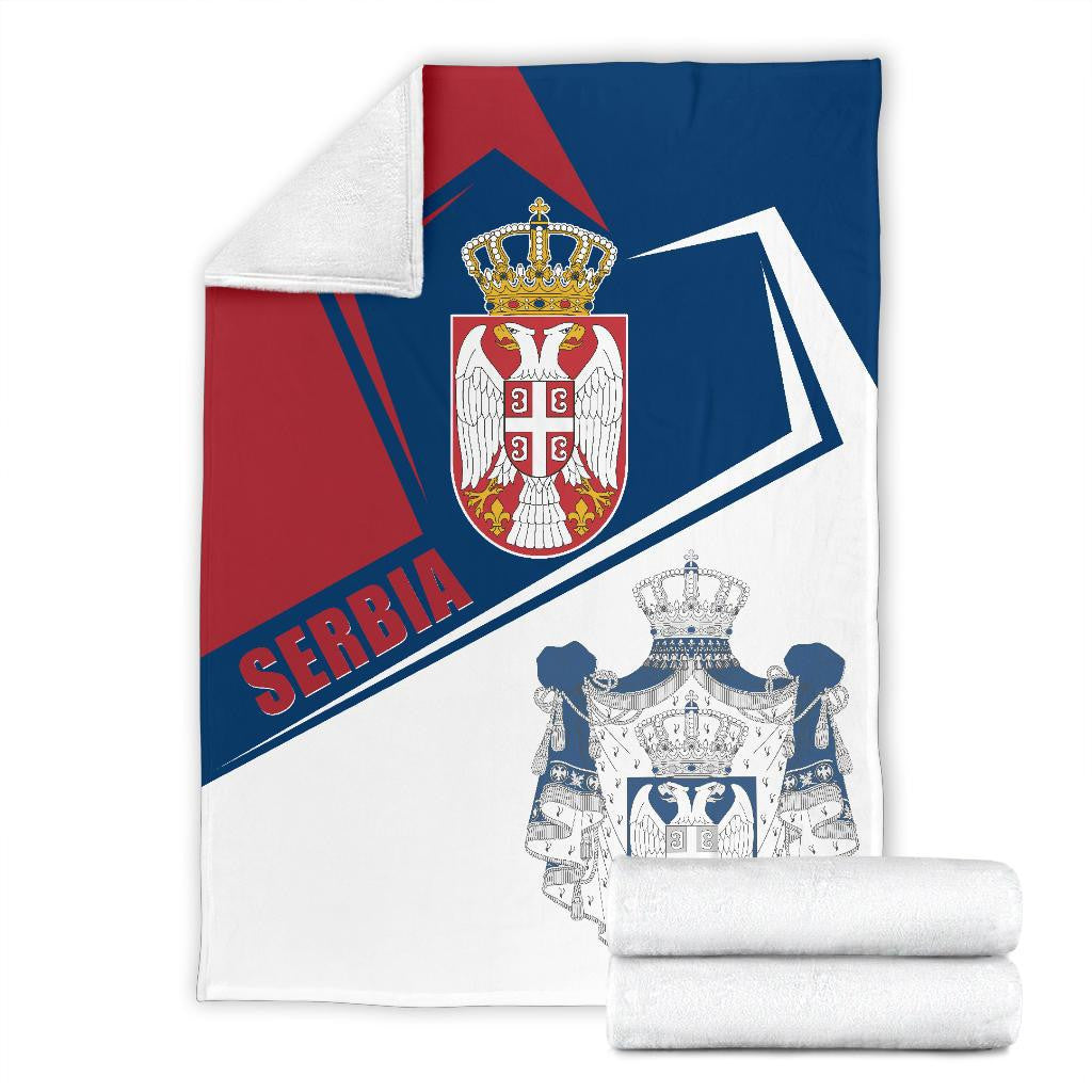 serbia-premium-blanket-coat-of-arms-flag-style