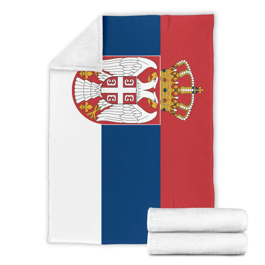 serbia-original-flag-premium-blanket