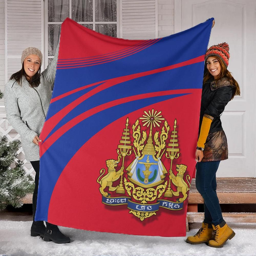cambodia-coat-of-arms-premium-blanket-cricket