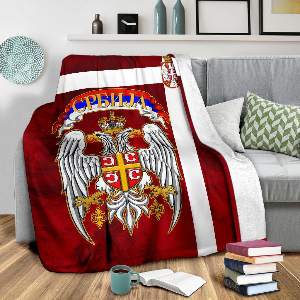 serbia-premium-blanket-best-serbian-eagle-tattoo