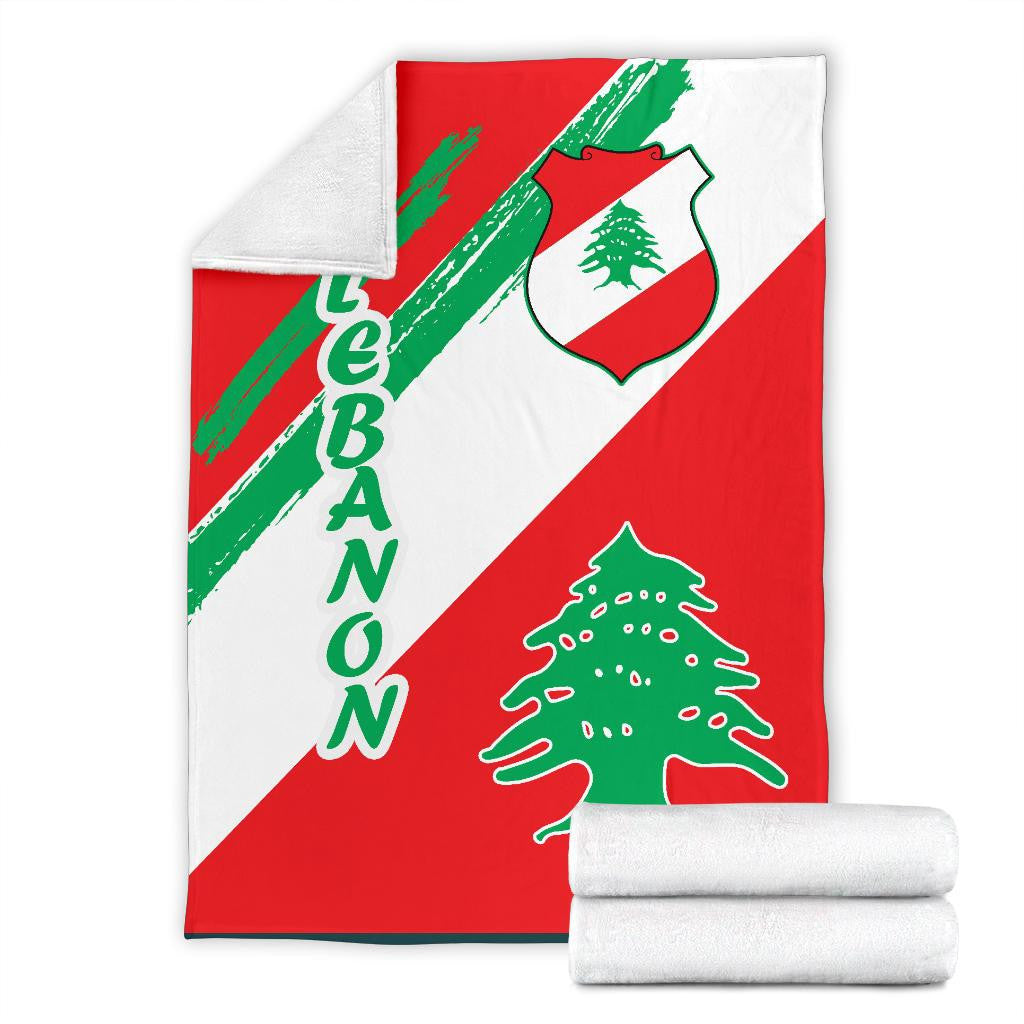 lebanon-premium-blanket-lebanon-flag-polygon-style24