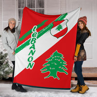 lebanon-premium-blanket-lebanon-flag-polygon-style24