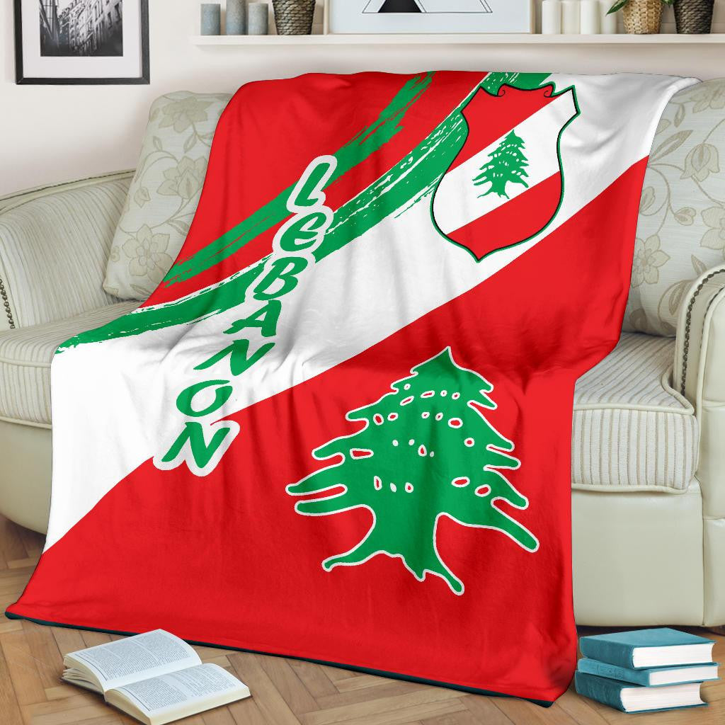 lebanon-premium-blanket-lebanon-flag-polygon-style24