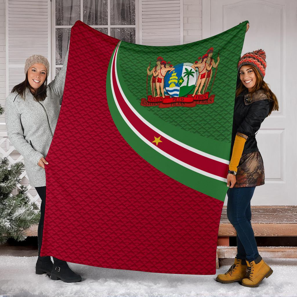 suriname-premium-blanket-suriname-coat-of-arms-and-flag-color