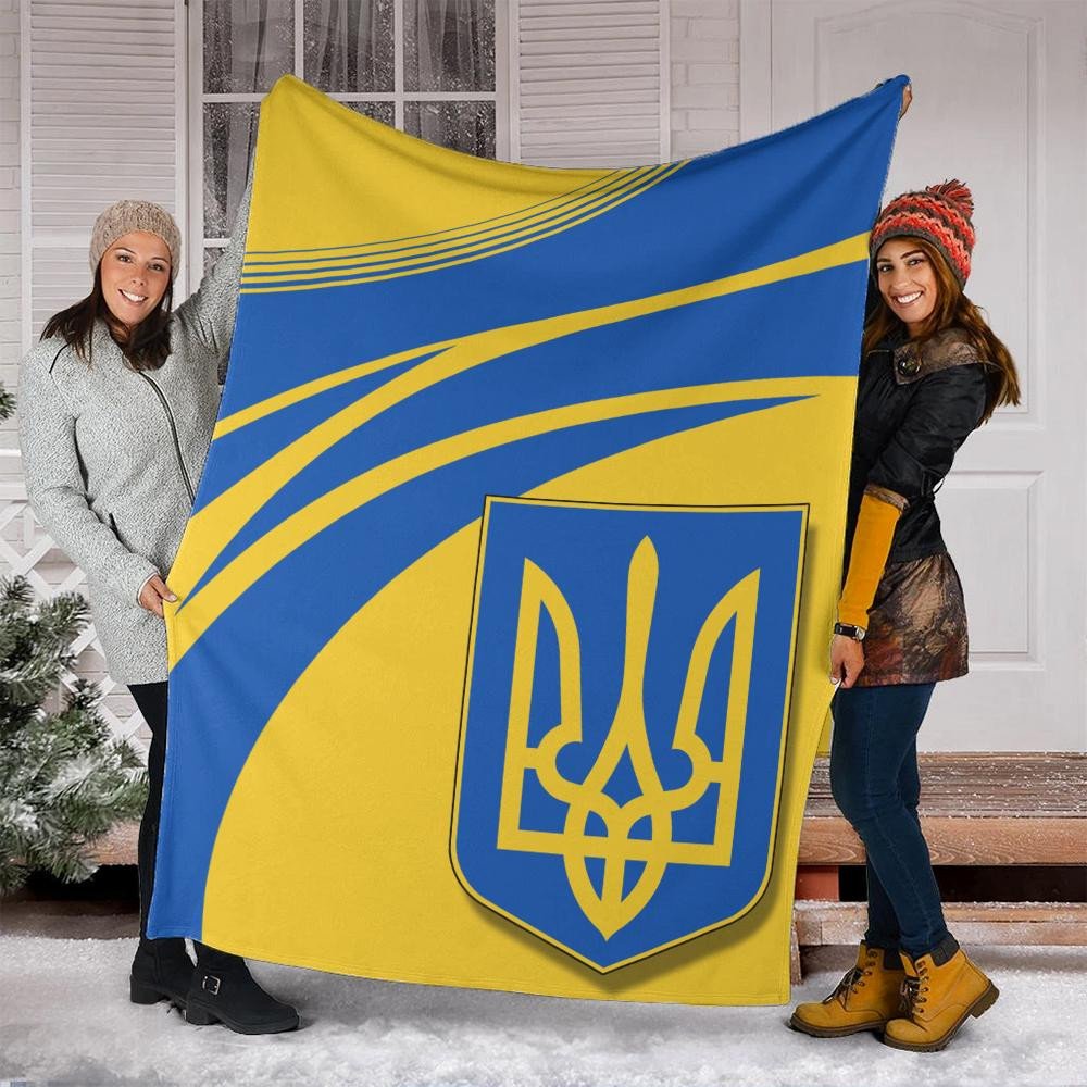 ukraine-coat-of-arms-premium-blanket-cricket
