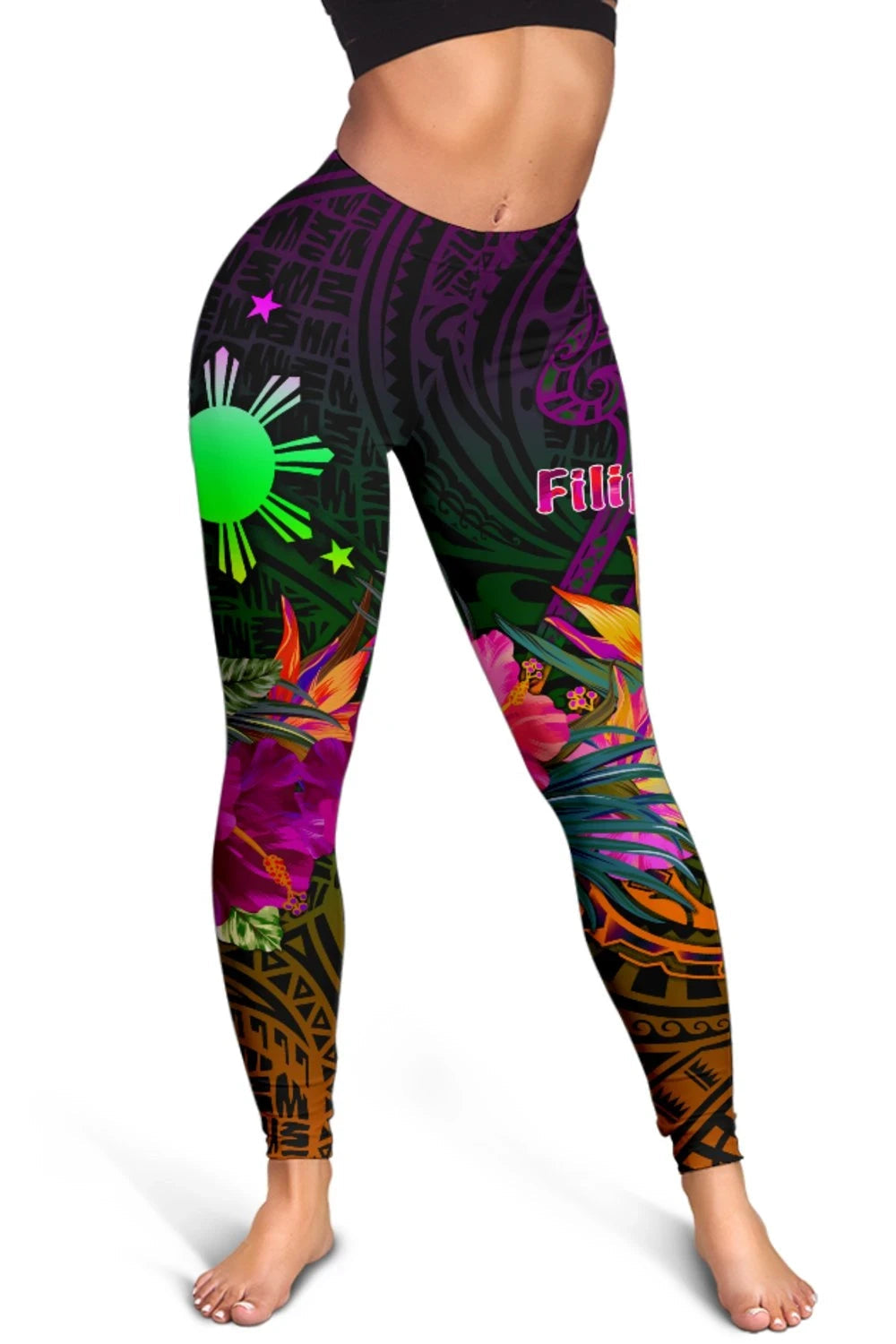the-phillipines-womens-leggings-summer-hibiscus