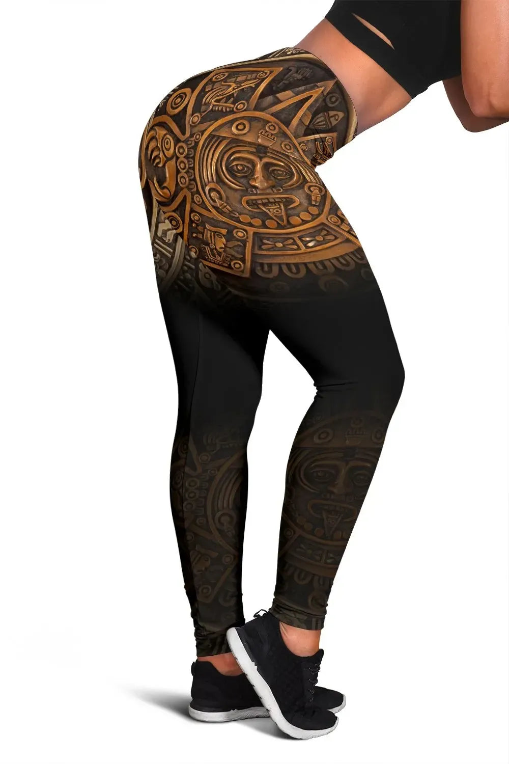 Aztec Eagle Print Pattern Women Leggings