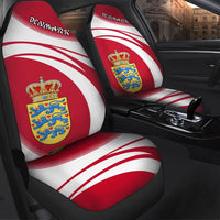 Denmark Coat Of Arms Car Seat Cover Cricket RLT13 - Wonder Print Shop