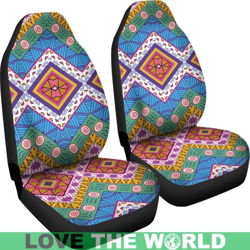 Mexico Aztec Pattern 05 Car Seat Cover RLT13 - Wonder Print Shop