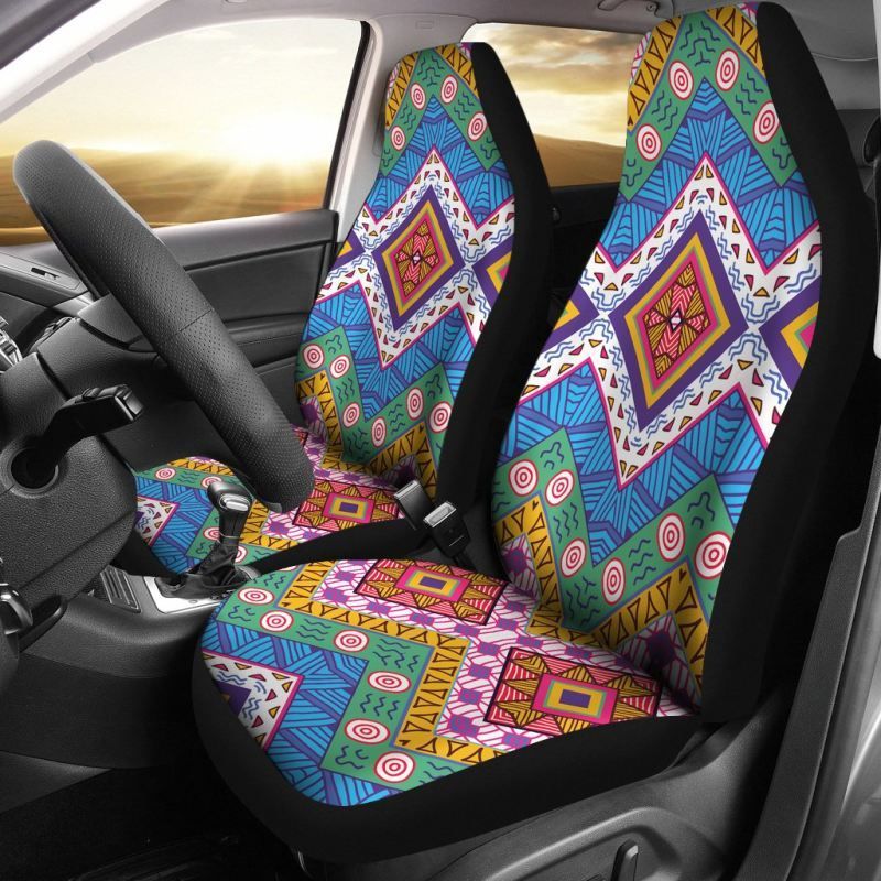 Mexico Aztec Pattern 05 Car Seat Cover RLT13 - Wonder Print Shop