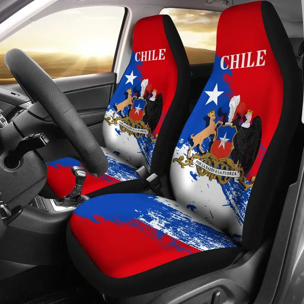 Chile Special Car Seat Covers (Set of Two) RLT7 - Wonder Print Shop