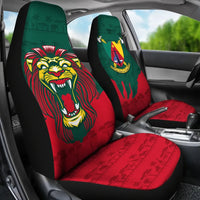 Cameroon Car Seat Covers Lion RLT7 - Wonder Print Shop