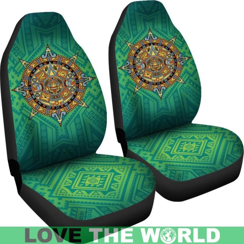 Mexico Aztec Pattern 01 Car Seat Cover RLT13 - Wonder Print Shop