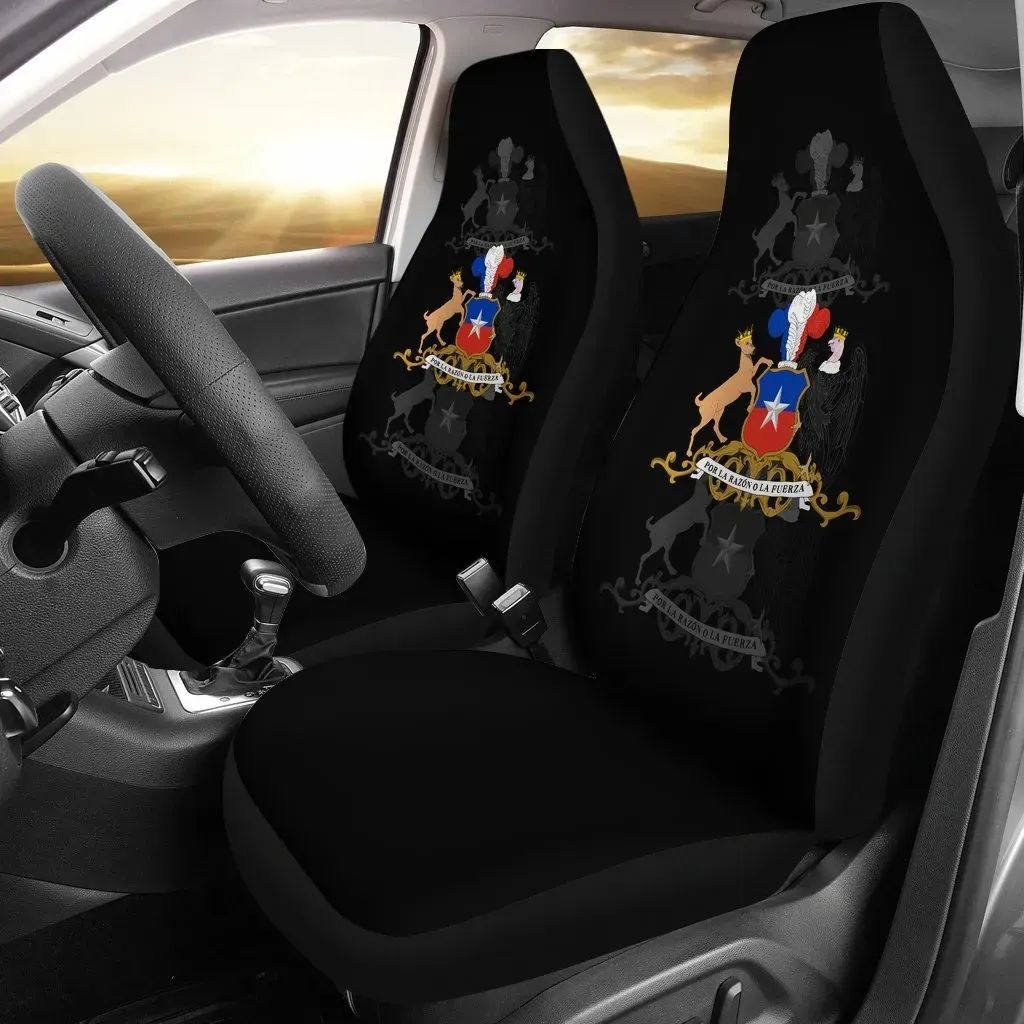 Chile Car Seat Covers (Set of Two) RLT7 - Wonder Print Shop