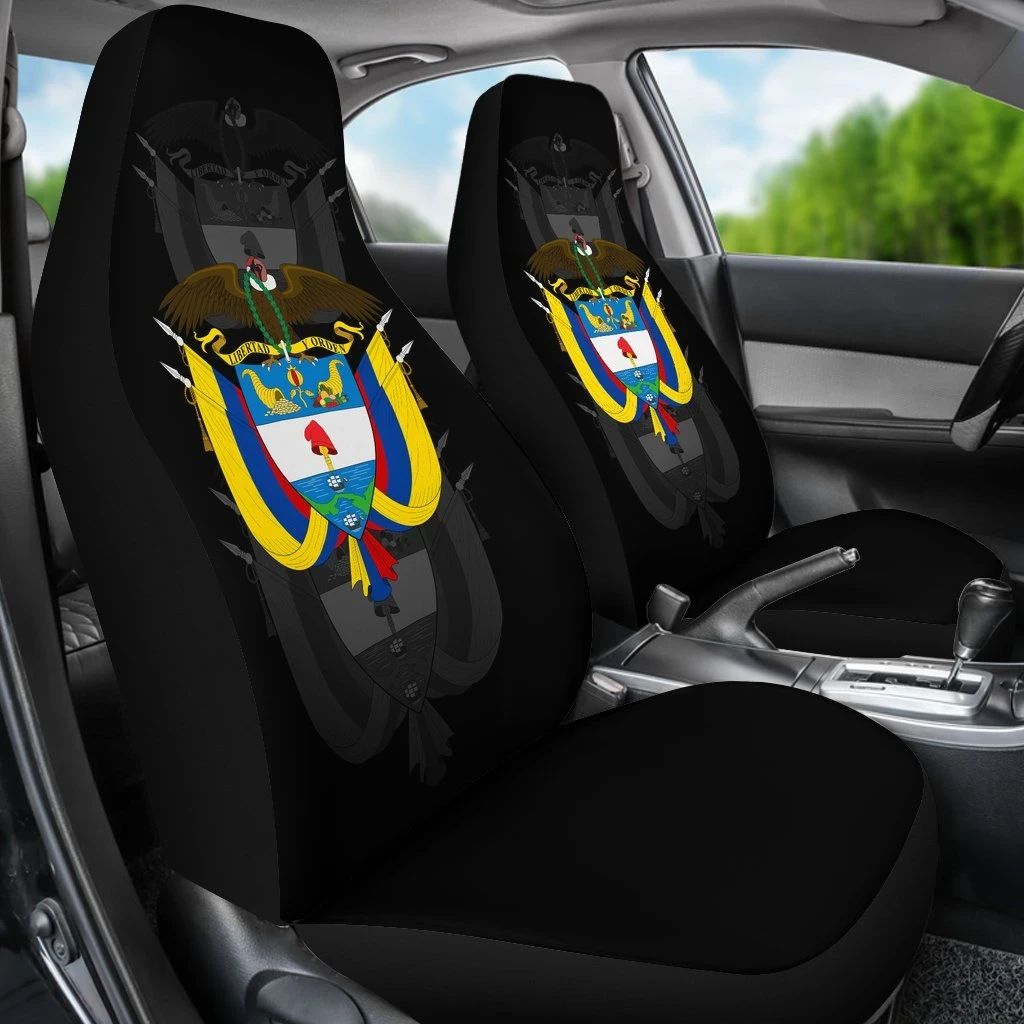 Colombia Car Seat Covers (Set Of Two) RLT7 - Wonder Print Shop
