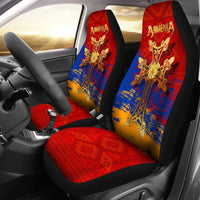 Armenia Khachkar, Armenian Cross Special Car Seat Cover RLT8 - Wonder Print Shop