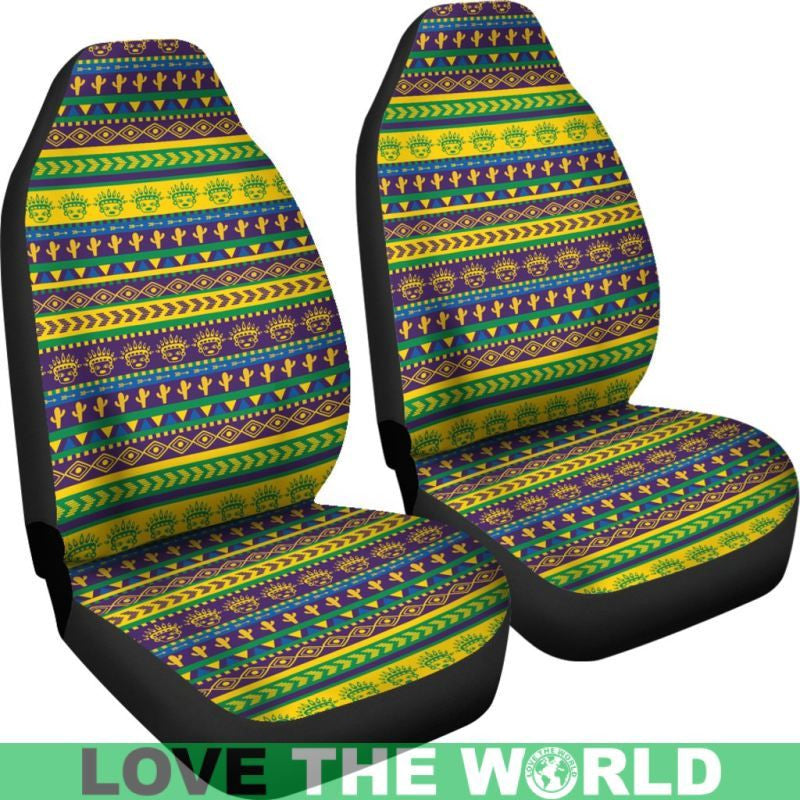 Mexico Aztec Pattern 09 Car Seat Cover RLT13 - Wonder Print Shop