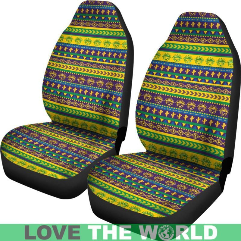 Mexico Aztec Pattern 09 Car Seat Cover RLT13 - Wonder Print Shop