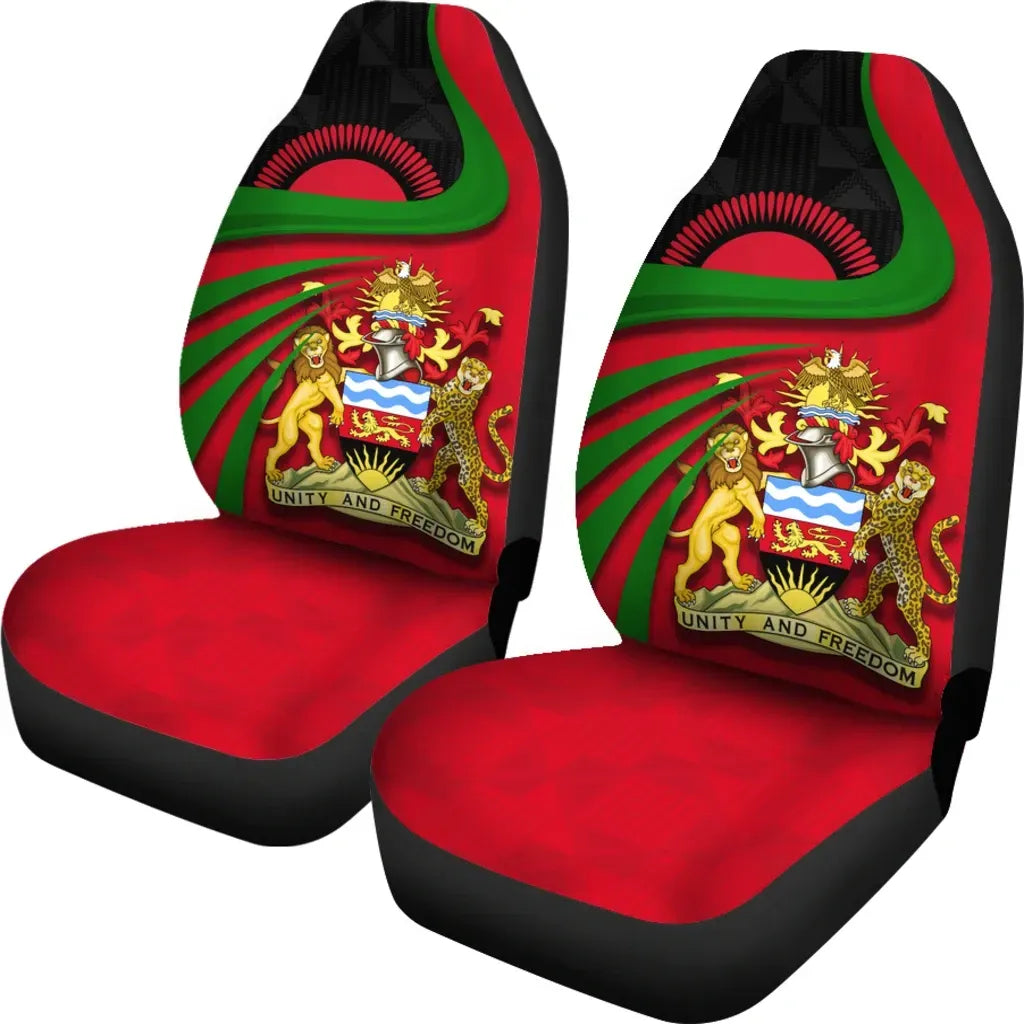 Malawi Car Seat Covers Rising Sun RLT6 - Wonder Print Shop