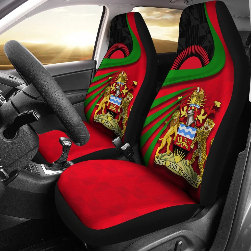 Malawi Car Seat Covers Rising Sun RLT6 - Wonder Print Shop