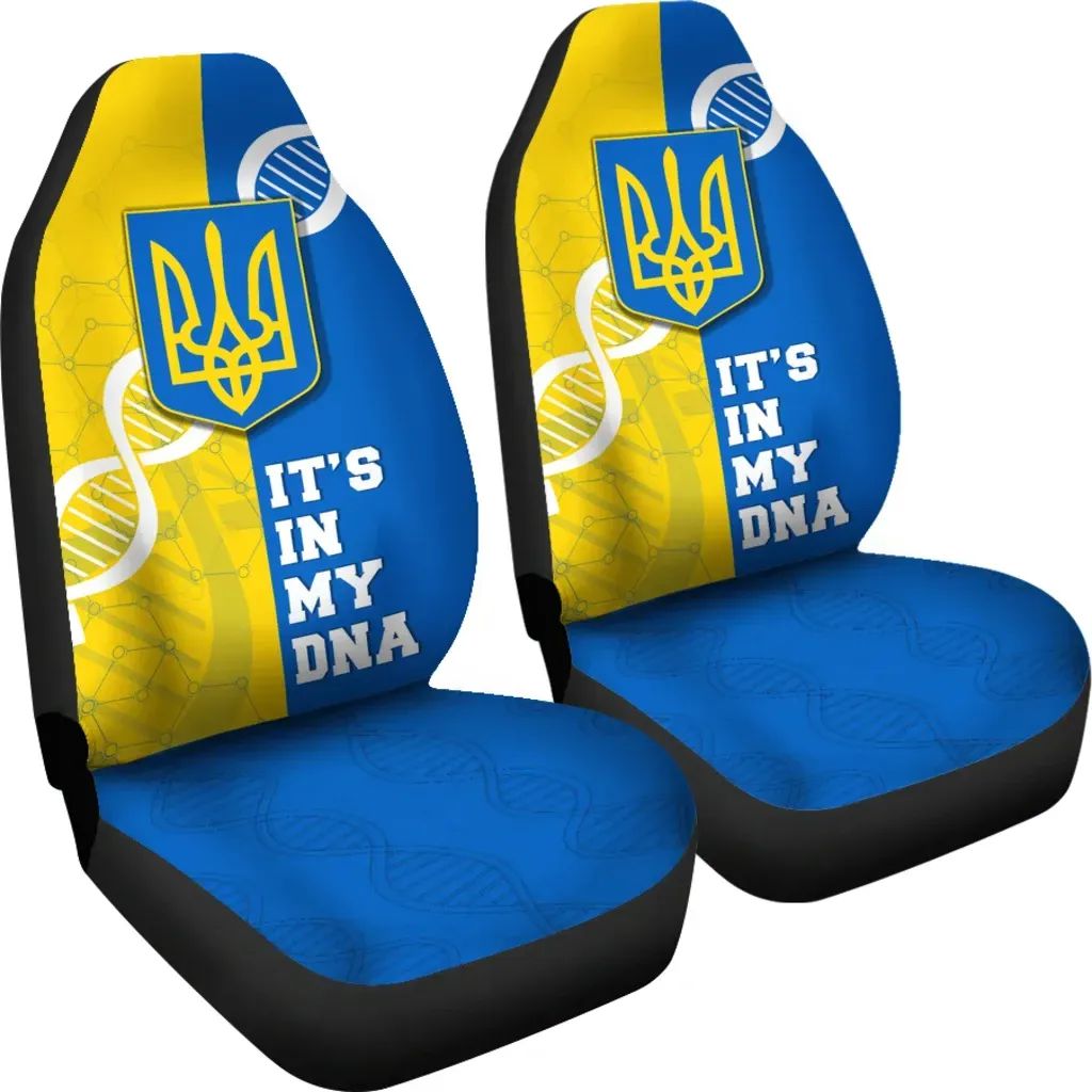 Ukraine DNA Car Seat Covers RLT7 - Wonder Print Shop