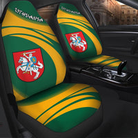 Lithuania Coat Of Arms Car Seat Cover Cricket RLT6 - Wonder Print Shop