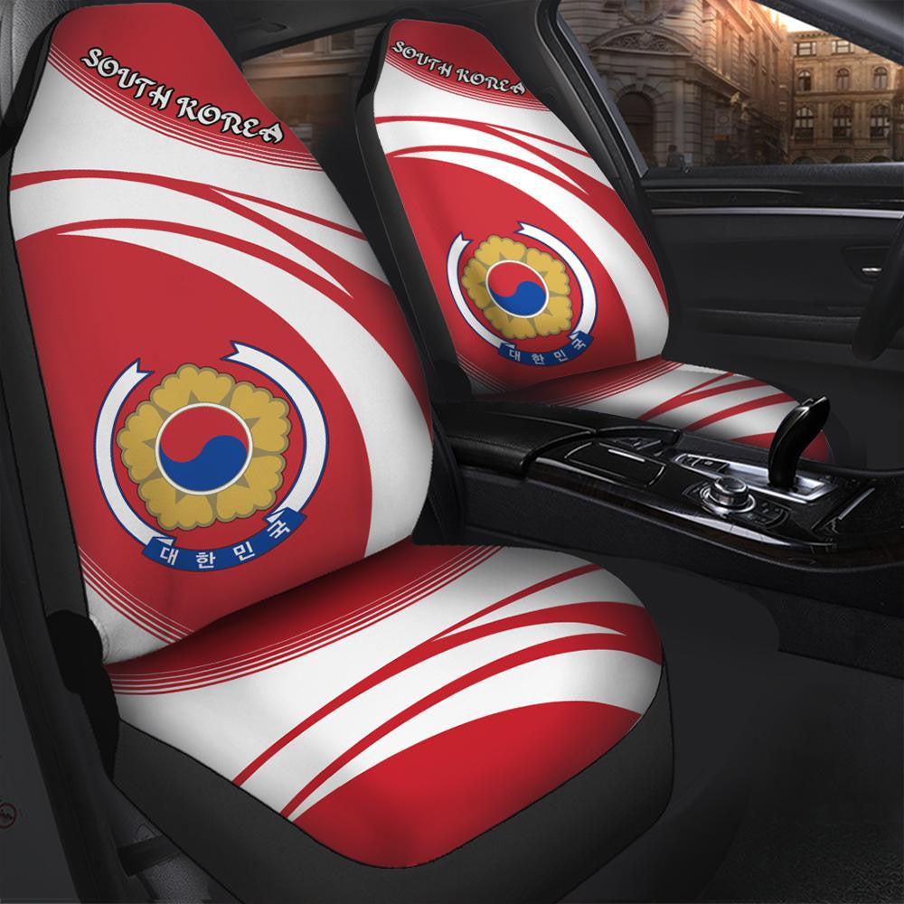 South Korea Coat Of Arms Car Seat Cover Cricket RLT8 - Wonder Print Shop