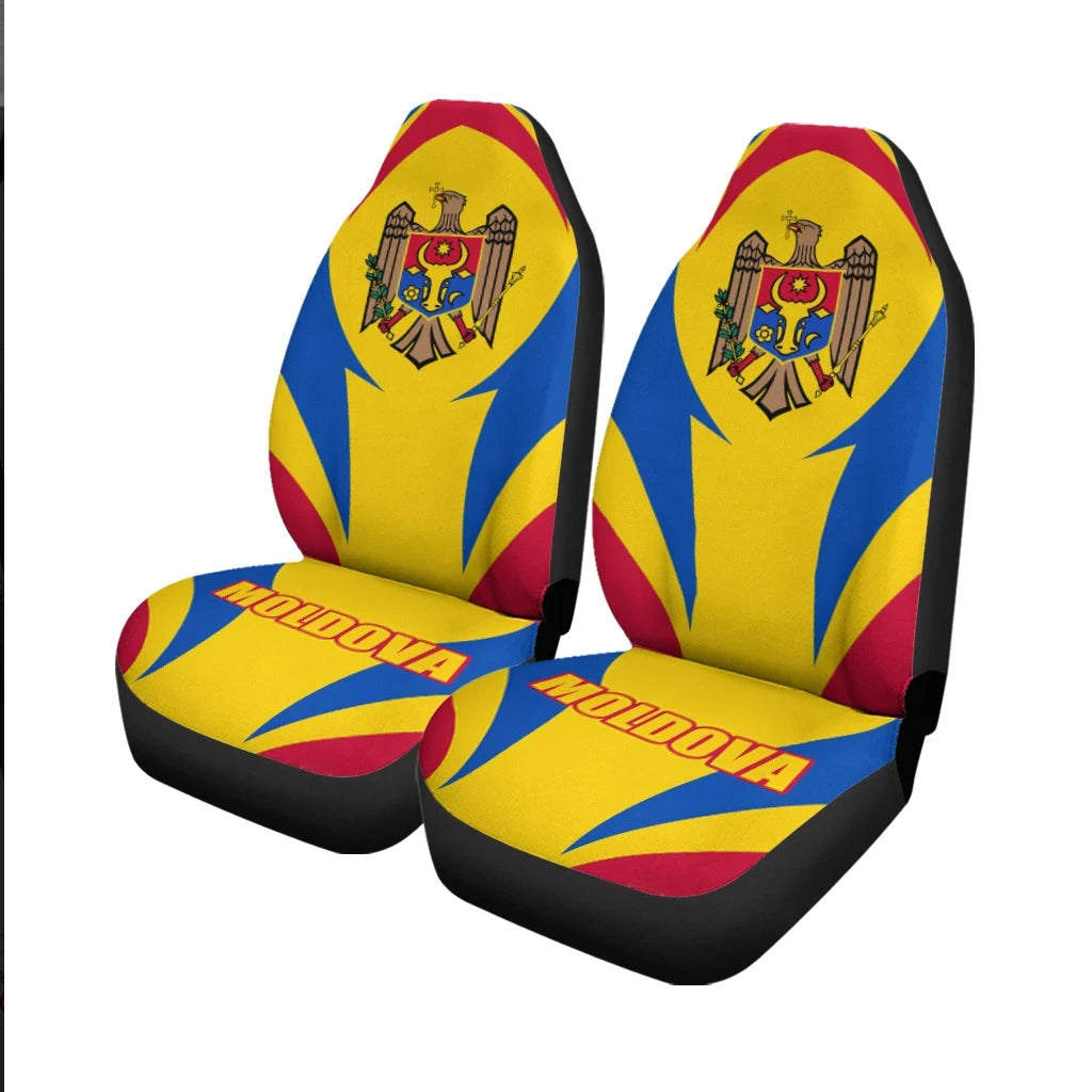 Moldova Car Seat Covers Action Flag A15 RLT13 - Wonder Print Shop