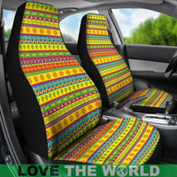Mexico Aztec Pattern 08 Car Seat Cover RLT13 - Wonder Print Shop