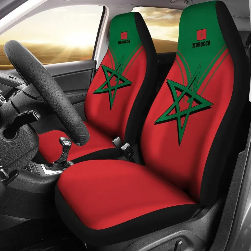 Morocco Car Seat Covers Moroccan Pride RLT7 - Wonder Print Shop