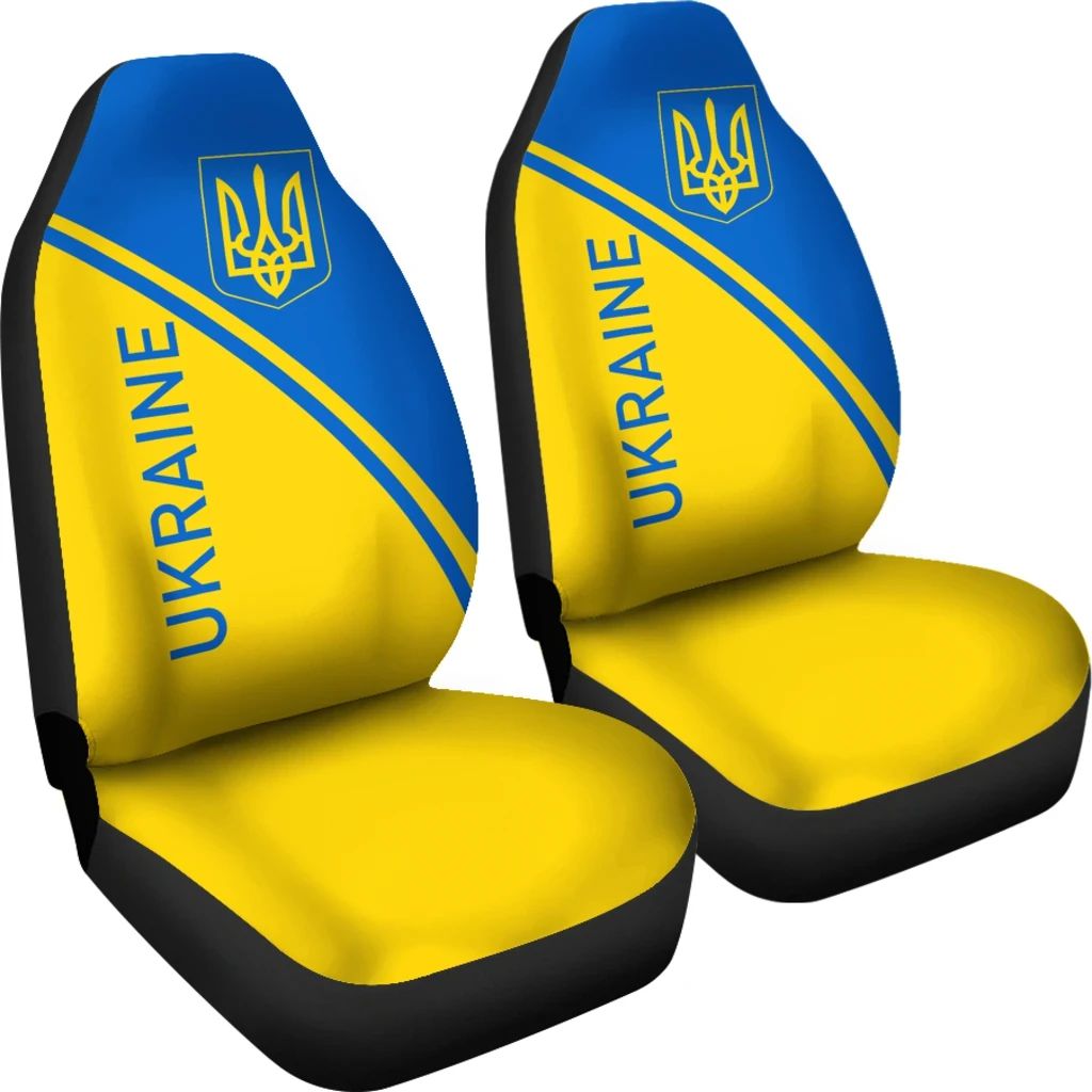Ukraine Car Seat Covers Curve Version RLT7 - Wonder Print Shop