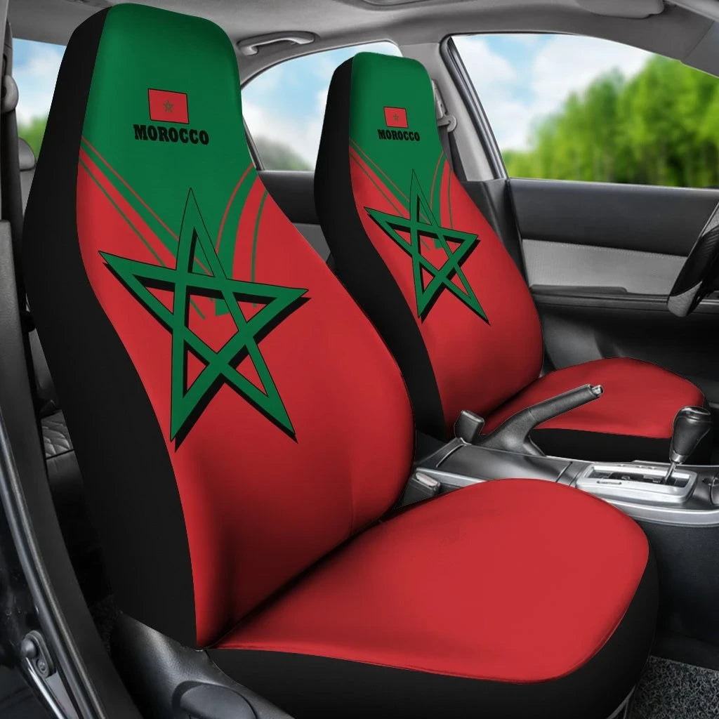 Morocco Car Seat Covers Moroccan Pride RLT7 - Wonder Print Shop