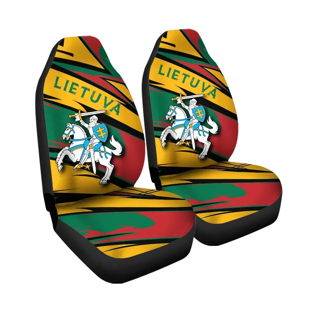 Lithuania Knight Forces car_seat_cover - Lode Style RLT6 - Wonder Print Shop