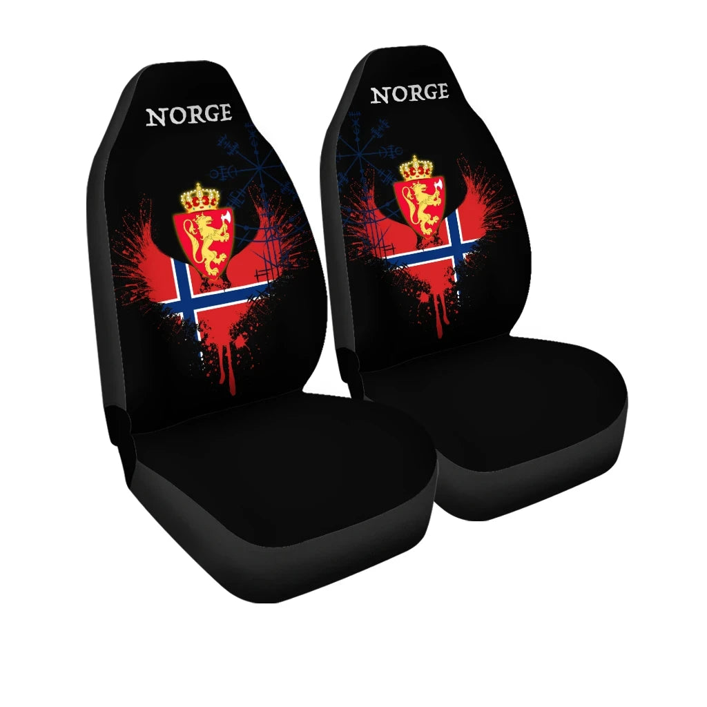 Norway Car Seat Covers Wings Of Norway RLT7 - Wonder Print Shop