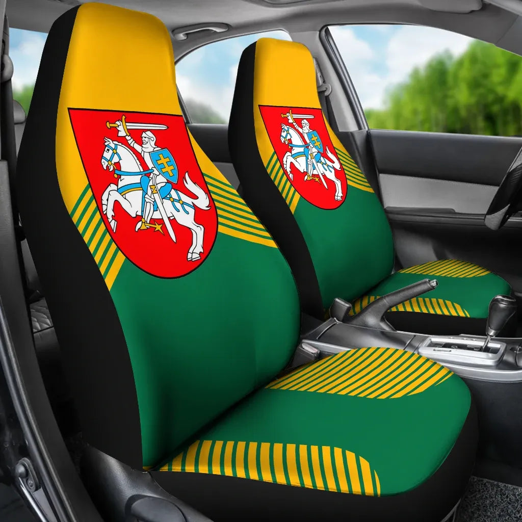 Lithuania Coat Of Arms car_seat_cover RLT6 - Wonder Print Shop