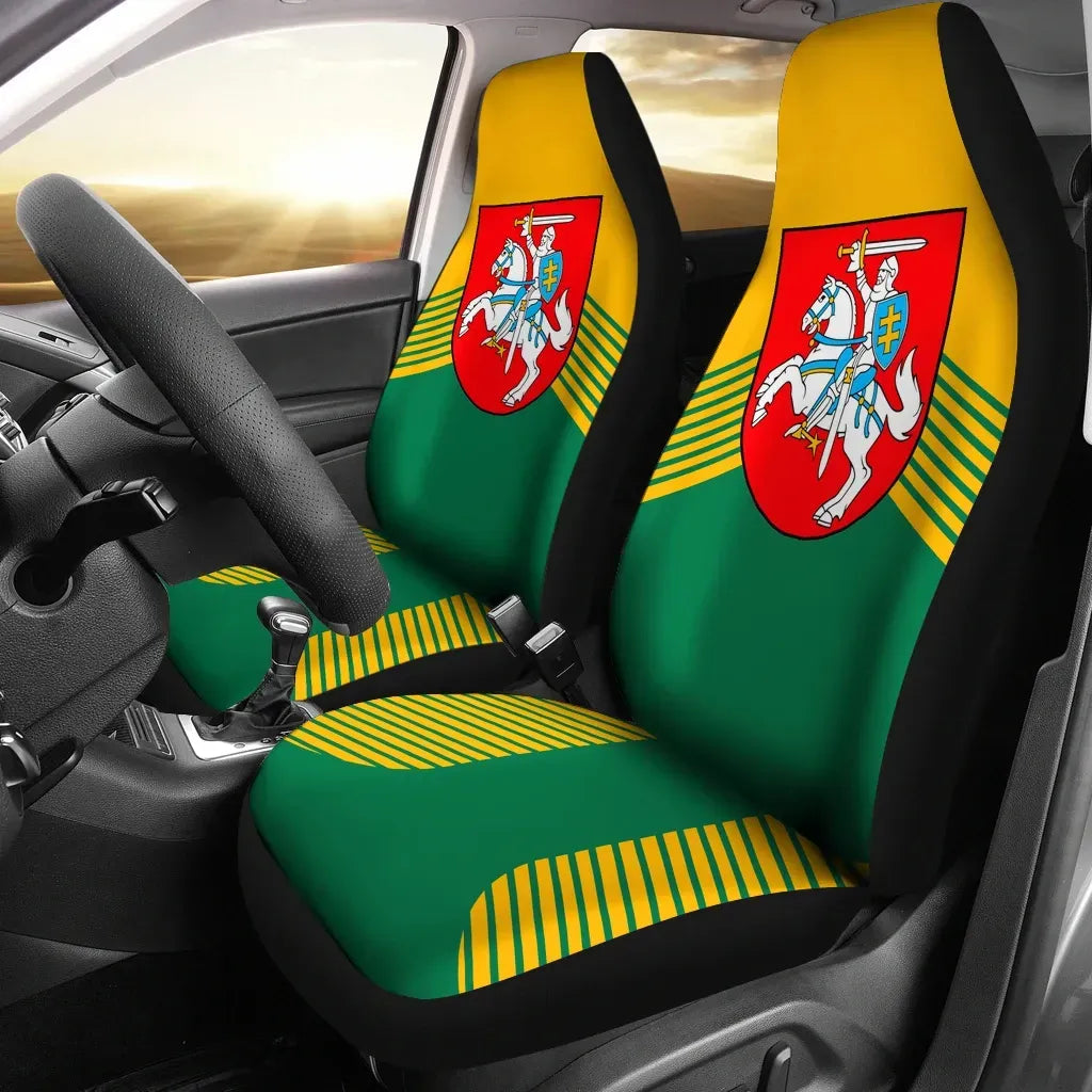 Lithuania Coat Of Arms car_seat_cover RLT6 - Wonder Print Shop