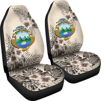 Costa Rica Car Seat Covers The Beige Hibiscus (Set of Two) RLT13 - Wonder Print Shop