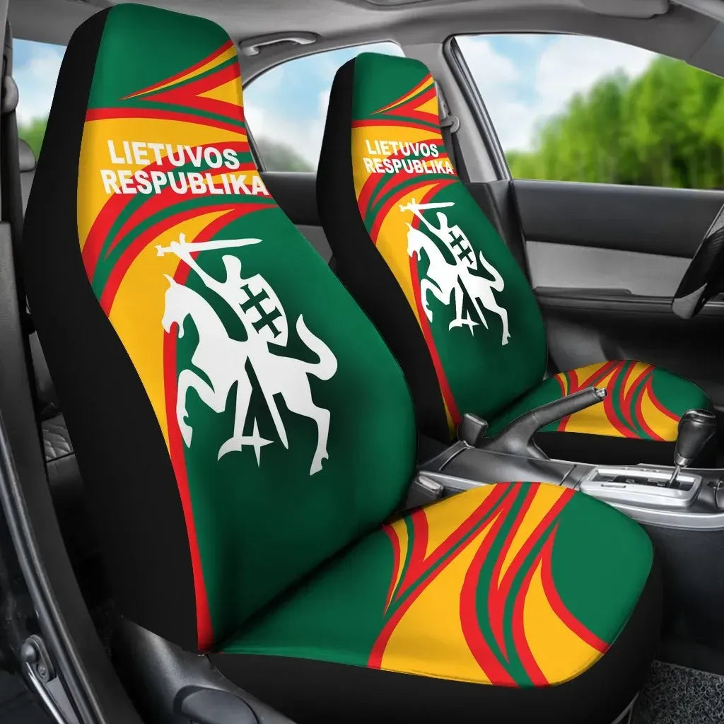 Lithuania car_seat_cover N Flag RLT6 - Wonder Print Shop